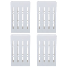 8Pcs Hanging Aquarium Plant Baskets White Plastic Aquatic Plant Pots