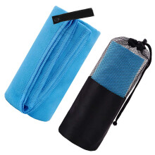 Travel Microfiber Towel Fast Dry for Camping Gym Beach 60x120cm Orange