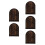 5Pcs Rustic Door Shape Light Switch Cover Outlet Plate Child Proofing 8