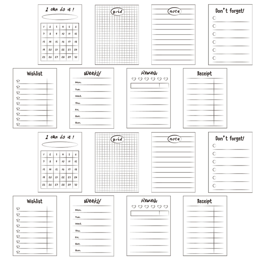 80 Pcs Nonstick Memo Pads For Message Writing And Schedule Planning-image-OPC-PKWNRGJ-NEW