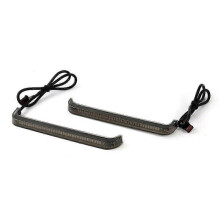 Motorcycle Tracer Rear Saddlebag LED Indicator Run Turn Brake Lights for CVO Street Glide Road Glide Black
