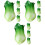 12Pcs Mini Vegetable Models Resin Green Decor for Mini House Layout 10
