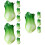 12Pcs Mini Vegetable Models Resin Green Decor for Mini House Layout 6