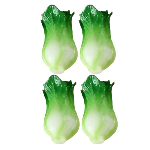 12Pcs Mini Vegetable Models Resin Green Decor for Mini House Layout