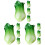 12Pcs Mini Vegetable Models Resin Green Decor for Mini House Layout 11