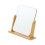 2Pcs Tabletop Mirror Wooden Rotating Adjustable Stand 11