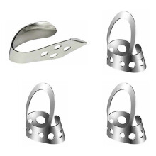 8 Pcs Adjustable Thumb Index Middle Finger Hollow Pick