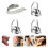 8 Pcs Adjustable Thumb Index Middle Finger Hollow Pick 9