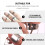 8 Pcs Adjustable Thumb Index Middle Finger Hollow Pick 7