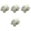 400 Pcs Paper Truffle Wrappers Hollow Candy Packaging Cups 5