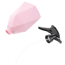 600Ml Mini Mehrzweck Gartengerät Gießkanne Handdruck Gießgerät (Pink)