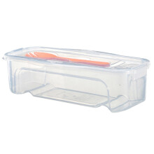 Microwave Pasta Cooker With Strainer 1.3L, With Lid, Heat-Resistant Transparent Noodle Bowl, Fork Included