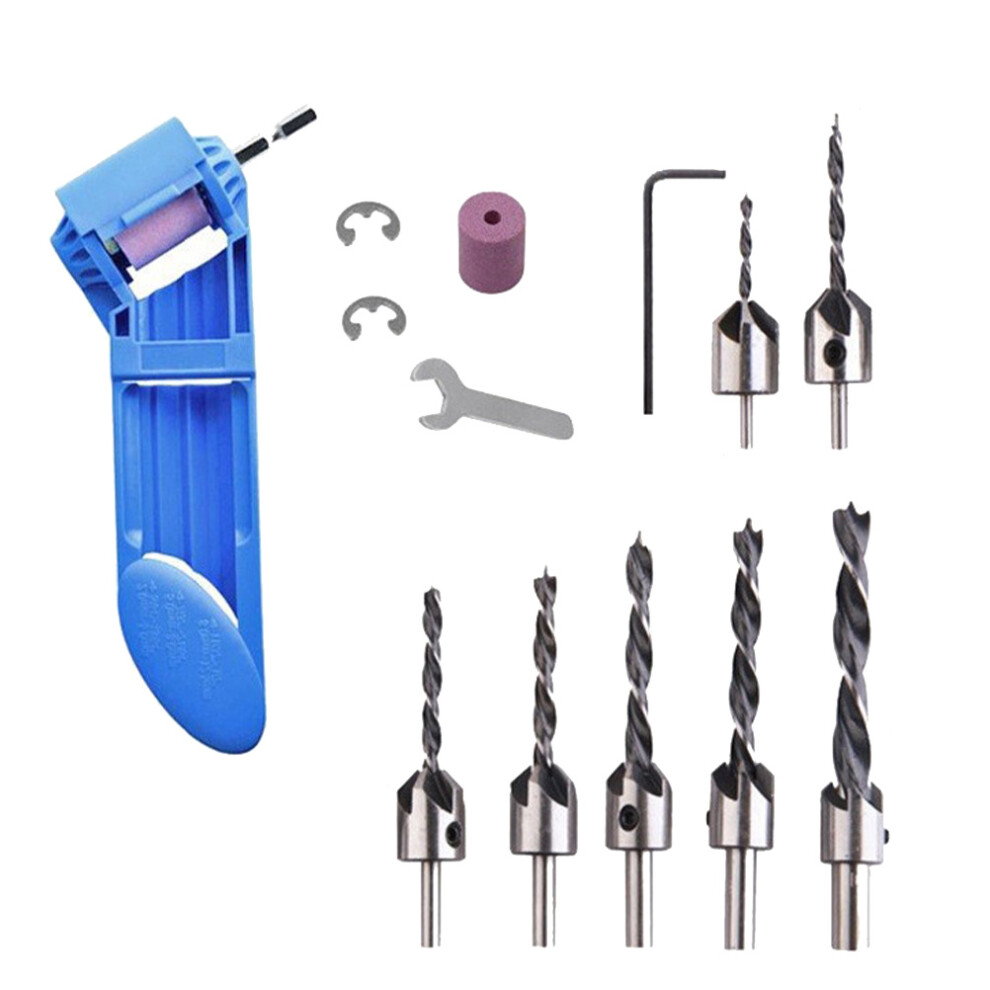 Portable Drill Bit Sharpener With Corundum Wheel 3352054204567