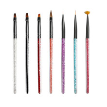 Nail Art Pen Brush Kit With Drill Handle For Painting