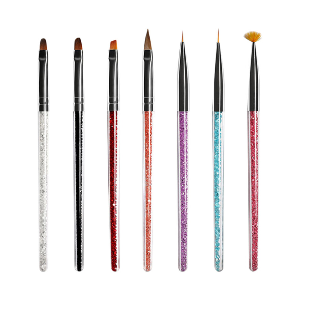 Inoomp Nail Art Pen Brush Kit With Drill Handle For Painting
