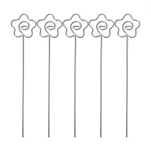 50 Stuks Diy Metaal Fotoklemmen Bloemvorm 1,2X120 Mm