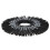 1Pc Straw Woven Retro Wall Mirror Pendant Hanging Mirror Black 1