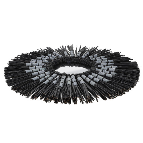 1Pc Straw Woven Retro Wall Mirror Pendant Hanging Mirror Black