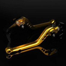 (Long Gold) For Royal Enfield Himalayan 400 Brake Clutch Lever Motorcycle Brake Clutch Levers 3D Aluminum Brake Clutch Lever