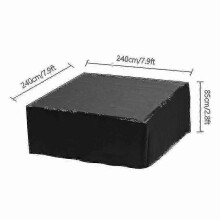 Square Hot Tub Cover - Outdoor Spa Cover Protector Furniture Table Cover Outdoor Table And Ch Coverfor Sun -New SZJR