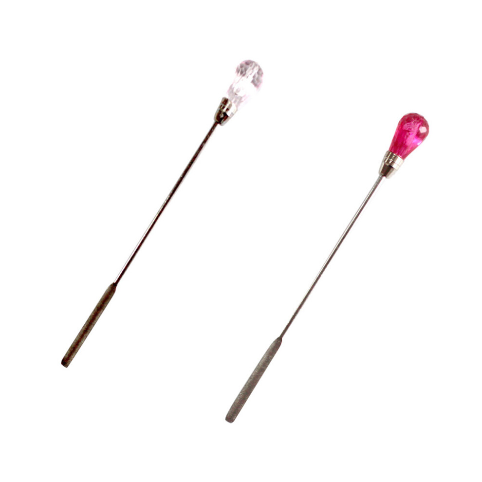 Inoomp 2 Pcs Stirring Rod Acrylic Powder Liquid Spoon Nail Polish Tools