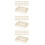 60Pcs Ventilated Plastic Queen Cages Beige Beekeeping Transport Box 6