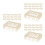 60Pcs Ventilated Plastic Queen Cages Beige Beekeeping Transport Box 10