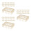 60Pcs Ventilated Plastic Queen Cages Beige Beekeeping Transport Box 8