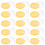 100Pcs Egg-Yolk Puff Wrapping Boxes Dessert Baking Containers 1