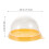 100Pcs Egg-Yolk Puff Wrapping Boxes Dessert Baking Containers 2