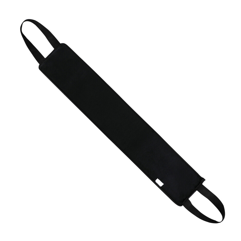Solustre Black Back Bathing Towel Exfoliating Body Scrubber For Home Use