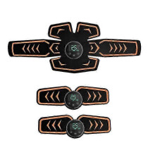 (E-10pcs) Abdominal Belt Exercise Electric Shock Muscle Micro Current Slimming And Slimming Abdominal Shaping Belt -CN-AA