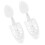 2Pcs Adjustable Shoe Stretcher Durable Shoe Trees For 40-45 Size White 5