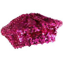 Rosy Sequin Berets Cap Women Fashion Durable Sparkle Hat