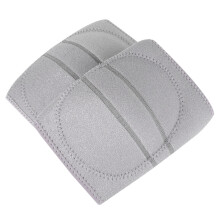 1Pair Elastic Grey Sponge Knee Support for Gym and Yoga Use