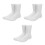 6 Pcs Five-Toe Mannequin Foot Display Stand Plastic White 10