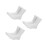 6 Pcs Five-Toe Mannequin Foot Display Stand Plastic White 4