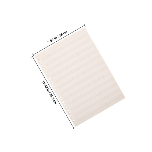 3Pcs Musical Notation Book Staff Notebook For Guitar Practice 1