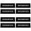 8 Pcs Reusable V Shaped Restaurant Table Reserved Sign 7
