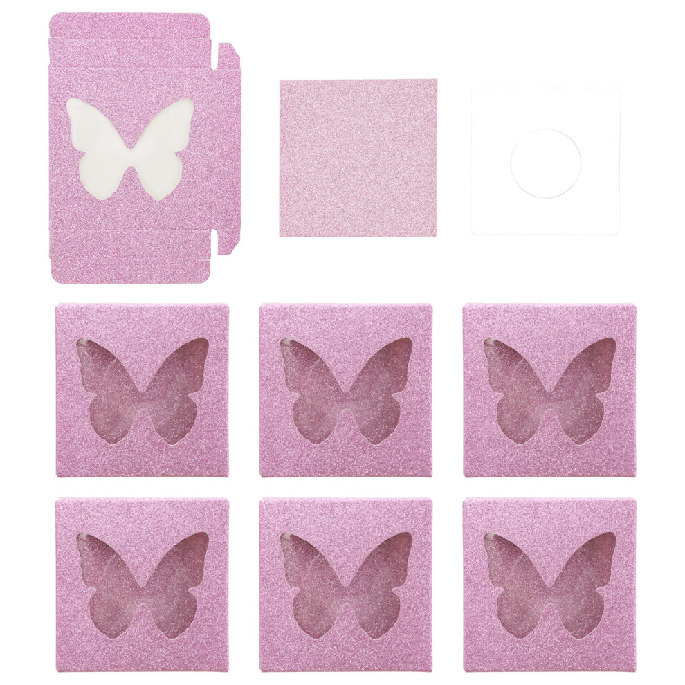 Artibetter 30Pcs False Eyelashes Packaging Box Creative Container