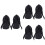 6 Pcs Quick-Dry Head Wrap Hat For Hiking Running Cycling 6