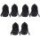 6 Pcs Quick-Dry Head Wrap Hat For Hiking Running Cycling 3