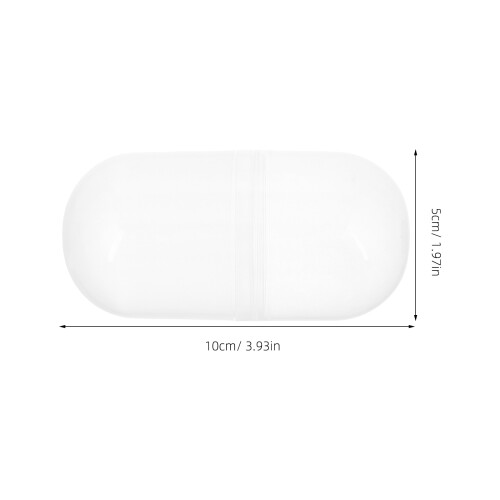4Pcs Clear Plastic Fillable For Gumball Machine Candy Storage 1