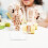 4Pcs Clear Plastic Fillable For Gumball Machine Candy Storage 3