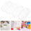4Pcs Clear Plastic Fillable For Gumball Machine Candy Storage 9