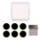 1 Set Mountain Bike Tire Patch Kit With Storage Box Black 4
