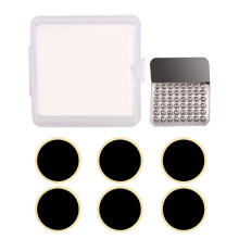 1 Set Mountain Bike Tire Patch Kit With Storage Box Black