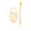 Set Of Clear Baby Pacifier Case With Spring Chain 3