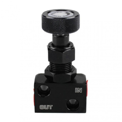 (Black) Brake Proportion/distribution Valve Screw-type Adjustable Prop Bias Adjuster