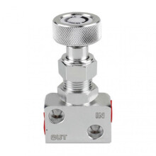 (Silver) Brake Proportion/distribution Valve Screw-type Adjustable Prop Bias Adjuster